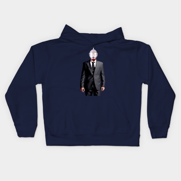 Ultra Salary-Man Kids Hoodie by Sylphid